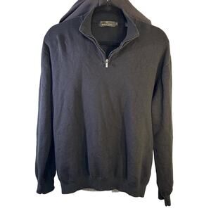Bugatchi Uomo Men's 1/4 Zip Mock Neck Sweater